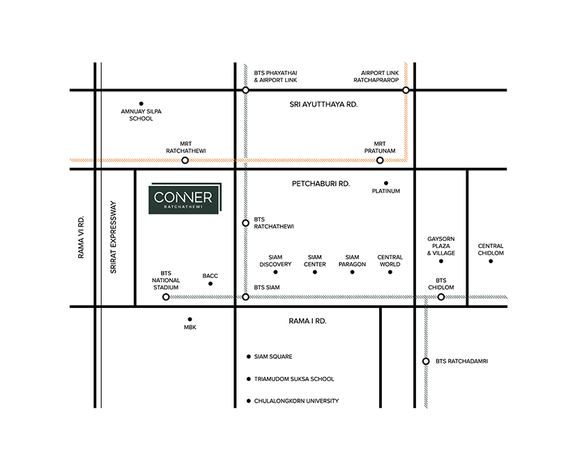 Conner Ratchathewi Map